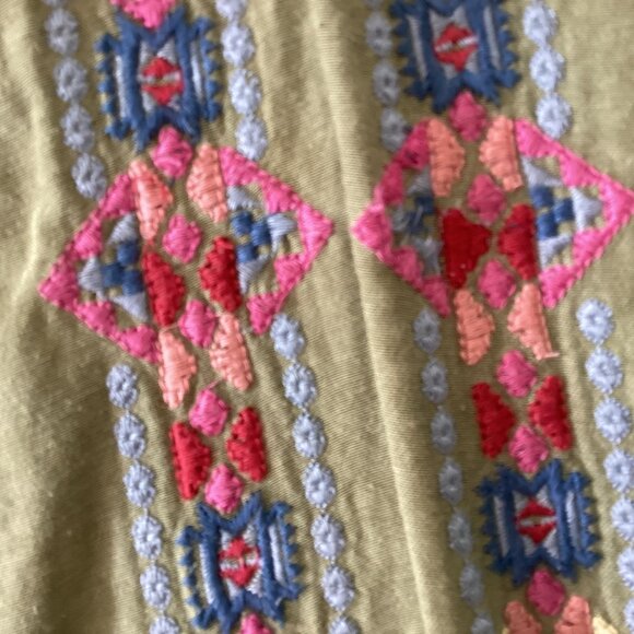 Sundance Buena Vista Embroidered Jogger Green Size S - Picture 8 of 15